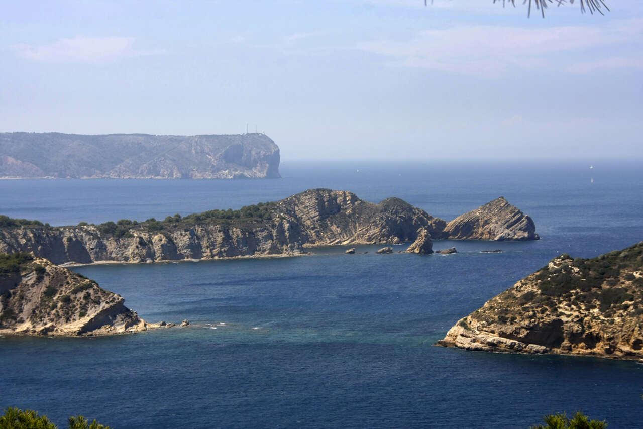 Mirador de Cap Prim Jávea, Mirador, Calas, Creu del Portitxol y Pallers.